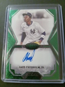 2025 Topps Tier One Jazz Chisholm Jr 01/15 Autogramm  - Bild 1 von 5