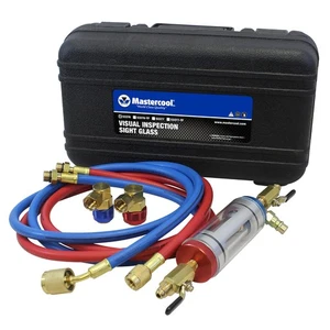 Mira de inspección visual Mastercool 53376 R134a con acopladores rápidos R134a, - Imagen 1 de 5