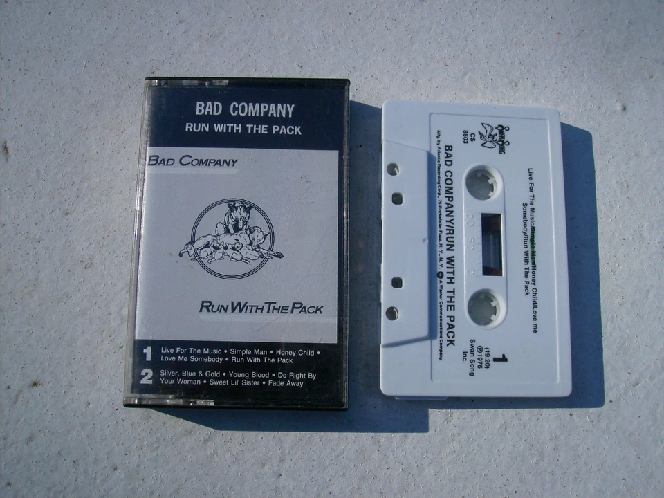 Bad Company - Run with the Pack - Cassette Tape *Very Good Condition* - Image 1 of 1