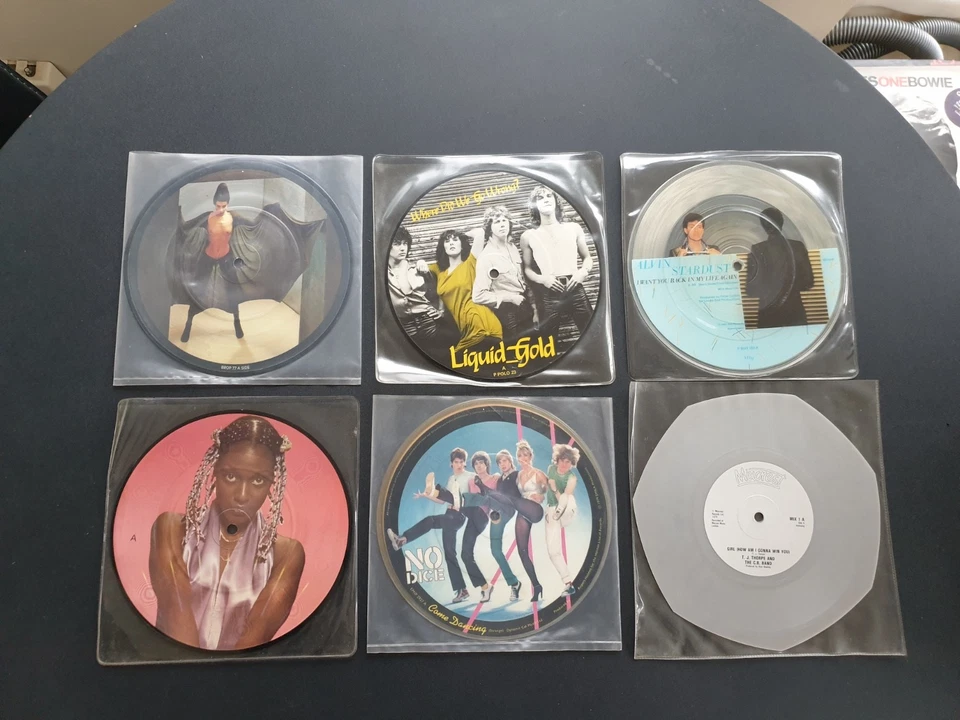 JOB LOT OF 6 X 7" VINYL RECORD PICTURE DISCS MANFRED MANN AMII STEWART - Image 1 of 1