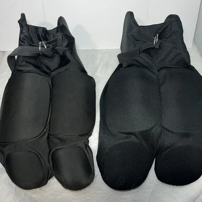 两 (2) 对青少年橄榄球裤,黑色,尺寸 M — 第 1/3 张图片