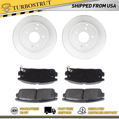 Rotores de freno traseros originales pastillas de freno para Chevrolet Equinox 2007-2009 Foto 1 de 4