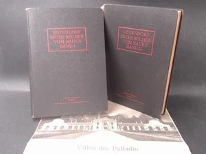 Sechs Bücher vom Bauen. Zwei von lediglich 3 erschienenen Bänden . Ostendorf, Fr - Picture 1 of 4
