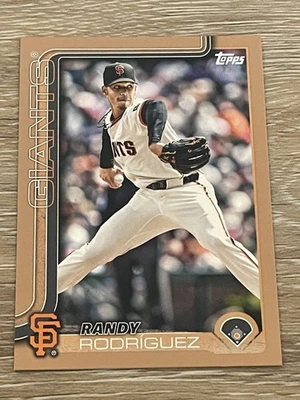 Actualización Topps 2025 béisbol - oro/2025 Randy Rodríguez #US240 San Francisco Foto 1 de 3