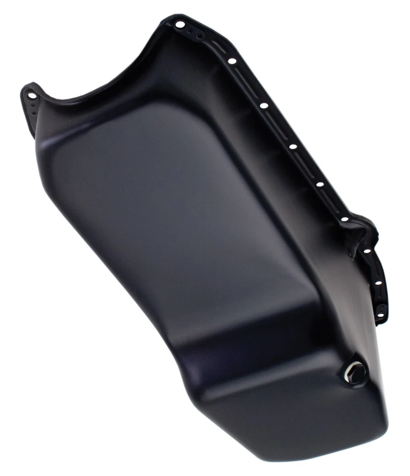 Pan de aceite de motor Trans Dapt 8628 negro asfalto para 1955-1979 SB Chevy 283-400 Foto 1 de 4