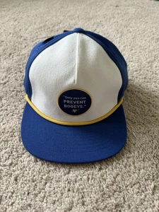 Puma Golf Only You Can Prevent Bogeys Snapback Mütze Kappe neu mit Etikett $ 40 blau weiß - Bild 1 von 7