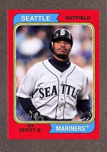 2020 Topps Archives #153 Ken Griffey Jr. Red /75