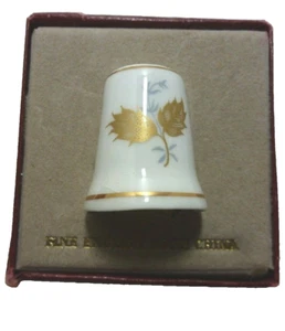 Royal Adderley Fine English Bone China Thimble Boxed - Picture 1 of 6