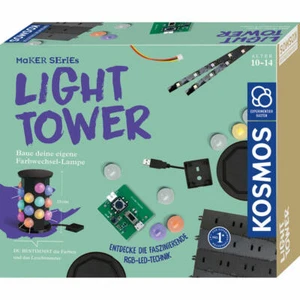 KOSMOS Light Tower Experimentierkasten DIY Lichtturm Baukasten Experimente - Bild 1 von 2