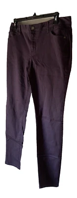 NWT SIMPLY VERA WANG JEANS SIZE 6 SKINNY NIGHTSHADE PURPLE SLIM STRAIGHT LEG - Image 1 of 4