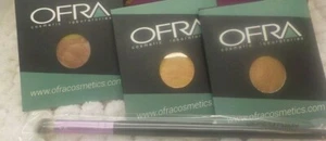 3 OFRA Cosmetics Eyeshadow in Gold Rush~Bohemian~Victory~plus eye Brush - Picture 1 of 1