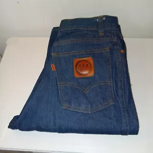 Jeans Levi's Denim Vintage 1980 Olimpiadi Taglia 24x32 Prelavaggio Vecchio Stock Donna - Foto 1 di 17