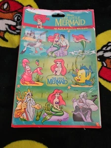 PEGATINAS GIBSON DISNEY LA SIRENITA ARIEL PRÍNCIPE ERIC KING TRITON RARAS Nuevas - Imagen 1 de 11