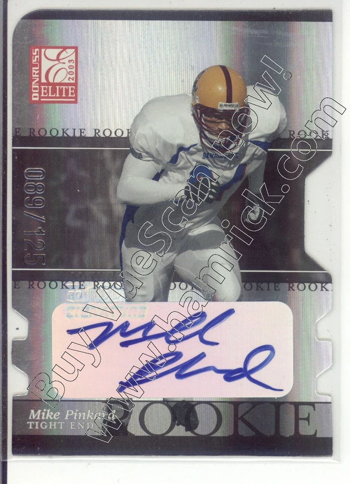 mike pinkard rookie rc draft auto autograph arizona state asu elite college /125 - Image 1 of 1