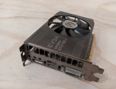 EVGA Nvidia GeForce GTX 750Ti SC 2GB GDDR5 PCI-E x16 3.0 Video Card tested - Image 1 of 4
