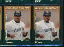 Lot (2) 2004 Choice #27 Jim Bowie New Hampshire Fisher Cats (BY45) SWSW6