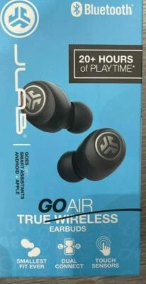 JLAB Go Air True Wireless Earbuds Black Brand New & Sealed- - Image 1 of 3