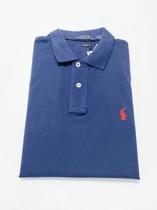 Ralph Lauren Men's Classic Fit Short Sleeve T shirt Colour Navy Blue - Picture 1 of 8