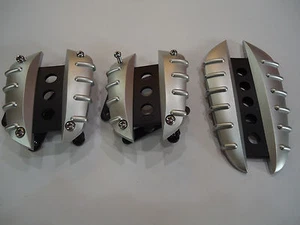 CAR MANUAL TRANSMISSION RACING PEDAL PADS STEALTH SHIELD X 3 PIECES - Picture 1 of 6