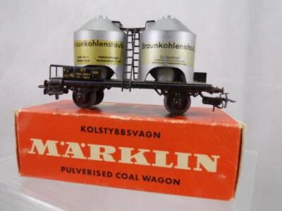 Boxed Marklin Pulverized coal wagon 4511 HO gauge                           1A24 - Image 1 of 4