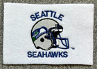 1990 Seattle Seahawks NFL Football 3.75 " Rectangle Casque Logo Équipe Patch