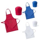 1-10 Kids Chef Apron Hat Set Kitchen Costume Role Play Cooking Baking Toy Unisex