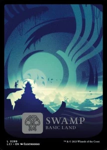 MTG SWAMP FOIL 289 EXC - PALUDE - LCI X EN - MAGIC - Picture 1 of 1