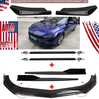Front Bumper Lip Spoiler Splitter Side Skirt Rear Lip Body For Honda Insight - Image 1 of 4