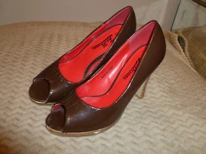 JOE BROWNS PEEP TOE HIGH HEELED SHOES SIZE 5 - Picture 1 of 4