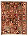 Hand-Knotted Geometric Carpet 5'3" x 6'8" Traditional Wool Area Rug