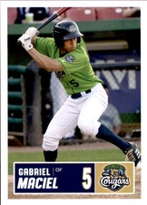 2018 Kane County Cougars Grandstand #17 Gabriel Maciel Londrina Brazil Card Card