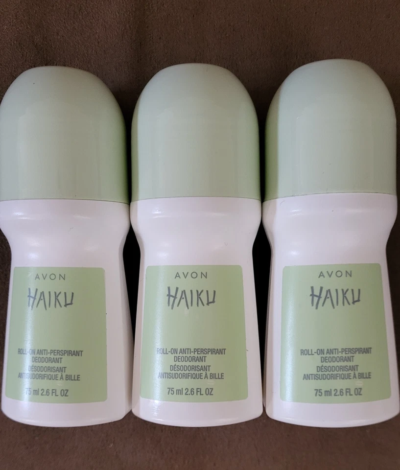 3 x Avon Haiku роллер антиперспирант дезодоранты-2,6 унций - набор из 3 - Изображение 1 из 1