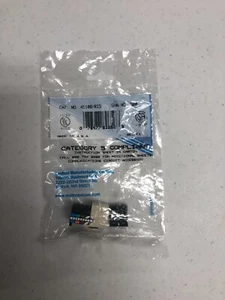 Leviton 41108-RI5 Cat 5 QuickPort Snap in Stecker Kategorie 5 elfenbein - Bild 1 von 2