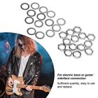 (Silver)Guitar Nut Metal Washer M9 Standard Size Guitar Nuts And Washers Kit