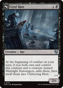 MTG (x4) Graf Rats (x4) Playset (Innistrad Remastered U#113) NM/LP - Picture 1 of 2