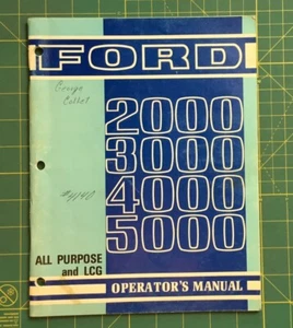 FORD 2000, 3000, 4000, 5000 ALL PURPOSE and LCG OPERATOR’S MANUAL, 83 PAGES - Picture 1 of 3