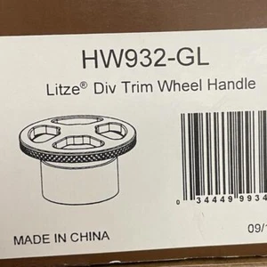 Brizo HW932-GL Litze Handle Kit for Diverter Valve Trim - Wheel Handle, Luxe Gol - Picture 1 of 1