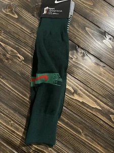 Neu mit Etikett Nike Sport Fußballsocken über der Wade Größe Herren 7-9/Damen 8-10 grün rot - Bild 1 von 2
