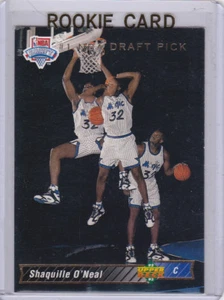 SHAQUILLE O'NEAL 1992/93 Mazo Superior #1 SELECCIÓN DE DRAFT DE NBA TARJETA DE NOVATO Shaq MAGIC RC! - Imagen 1 de 2
