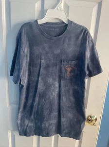 American Eagle Mens Size small Blue Tie Dye  Top Gently Used - Picture 1 of 2