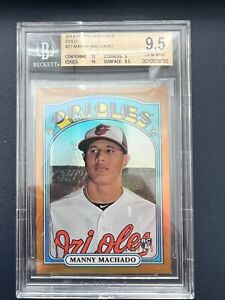 2013 Topps Archives Manny Machado #27 BGS 9.5 Rookie Gold /199