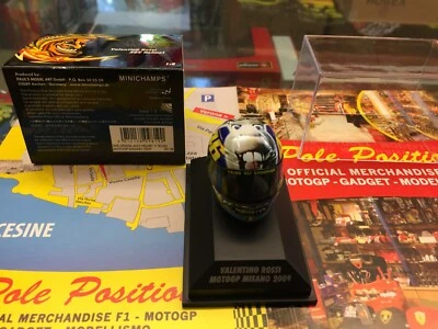 V. ROSSI CASCO HELMET MISANO 2009  398090056  MINICHAMPS 1 8 FREE SHIP. WORLD - Immagine 1 di 4