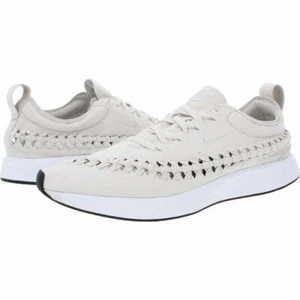 Nike Men's Dualtone Racer Woven Running Shoes | Light Bone/White Black | 8 M US - Picture 1 of 4