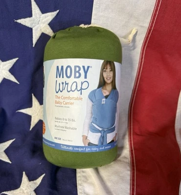 Portabebés Envoltura Azul Marino Moby Envoltura Talla Única 8-35 libras Nuevo Foto 1 de 3