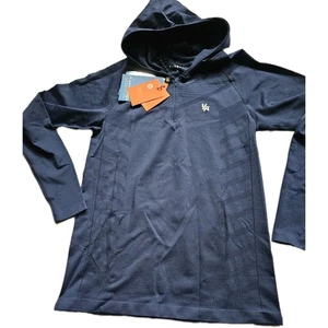 Sudadera con Capucha de Compresión YoungLa Supervillain 1/4 Cremallera Manga Larga Azul Marino Mediana Para Hombre Nueva con Etiquetas - Imagen 1 de 12