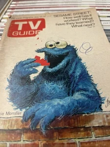 TV GUIDE July 10, 1971, SESAME STREET (No Label)  Rare/ Vintage Los Angeles Ed - Picture 1 of 4