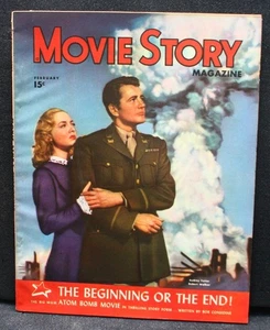 Vintage "Movie Story" Magazine - February 1947 - Robert Walker Audrey Totten Cov - Picture 1 of 2