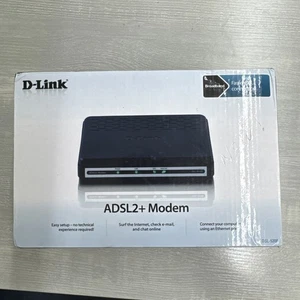 D-Link DSL-520B ADSL2+ Modem Broadband Complete In Box Tested Works - Picture 1 of 5