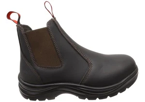 Kinggee Claret Flinders Leather Steel Cap Gusset Work Boots Mens - WorkWearZone - Bild 1 von 7