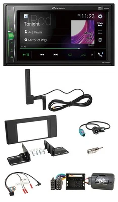 Pioneer MP3 DAB Lenkrad 2DIN Bluetooth Autoradio für BMW X5 E53 2000-2006 - Bild 1 von 4